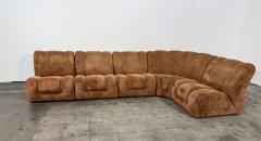 Claudio Vagnoni Italian Modular Sofa By Claudio Vagnoni Five Seat Configuration 1970s - 4485466