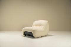 Claudio Vagnoni Set of Malu Lounge chairs in White Boucl by Claudio Vagnoni Italy 1970s - 3067308