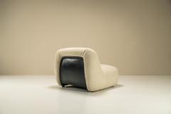 Claudio Vagnoni Set of Malu Lounge chairs in White Boucl by Claudio Vagnoni Italy 1970s - 3067309