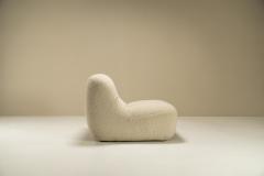 Claudio Vagnoni Set of Malu Lounge chairs in White Boucl by Claudio Vagnoni Italy 1970s - 3067311