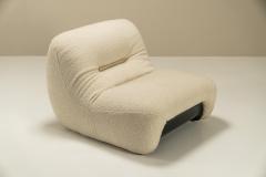 Claudio Vagnoni Set of Malu Lounge chairs in White Boucl by Claudio Vagnoni Italy 1970s - 3067314