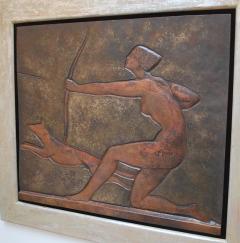 Claudius Linossier Art Deco Brassware Plate By Claudius Linossier France C 1920 - 1833117