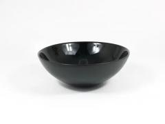 Claus Josef Riedel Riedel x Mesa Design Large Black Centerpiece Glass Bowl Post Modern Italy 1980 - 4067958