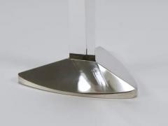 Claus Josef Riedel Riedel x Mesa Postmodern Silver Crystal Candlestick Candle Holder Italy 1980 - 4068025