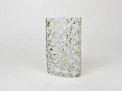 Claus Josef Riedel Sparkling Facetted Crystal Glass Vase by Claus Josef Riedel Austria 1970s - 4057537