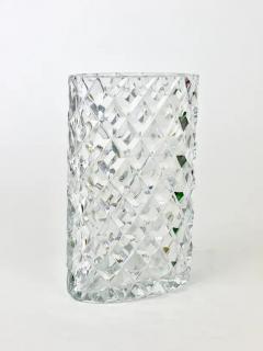 Claus Josef Riedel Sparkling Facetted Crystal Glass Vase by Claus Josef Riedel Austria 1970s - 4057538