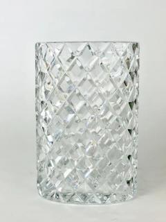 Claus Josef Riedel Sparkling Facetted Crystal Glass Vase by Claus Josef Riedel Austria 1970s - 4057547