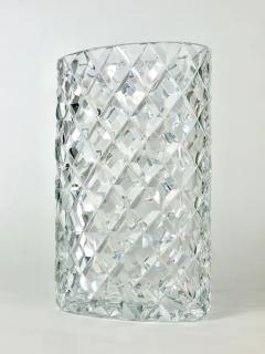 Claus Josef Riedel Sparkling Facetted Crystal Glass Vase by Claus Josef Riedel Austria 1970s - 4057548
