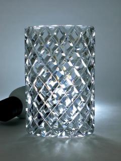 Claus Josef Riedel Sparkling Facetted Crystal Glass Vase by Claus Josef Riedel Austria 1970s - 4057652