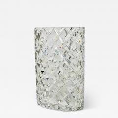 Claus Josef Riedel Sparkling Facetted Crystal Glass Vase by Claus Josef Riedel Austria 1970s - 4061060