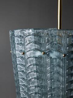 Clear Blue Murano Glass Lantern - 4743289