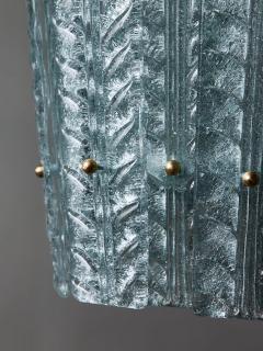 Clear Blue Murano Glass Lantern - 4743290