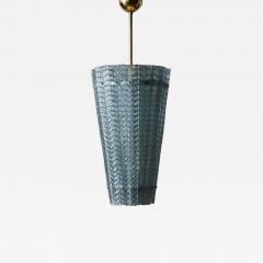 Clear Blue Murano Glass Lantern - 4746540