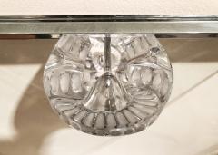 Clear Crystal S ville Demi Lune Console by Lalique France - 842059