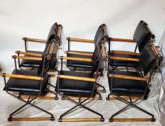 Cleo Baldon Six Cleo Baldon Chocolate Lacquer Wrought Iron Indoor Outdoor Chairs Terra 1966 - 2789057