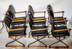 Cleo Baldon Six Cleo Baldon Chocolate Lacquer Wrought Iron Indoor Outdoor Chairs Terra 1966 - 2789058
