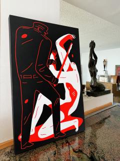 Cleon Peterson High Contrast Tug with Club Graphic Street Violence Untitled - 4095300