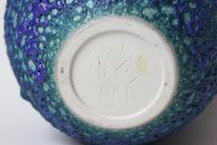 Cliff Lee Cliff Lee rare Teardrop blue glazed porcelain lava vase United States - 1222121