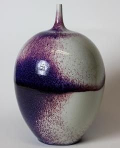 Imperial Yellow Teardrop Vase, Cliff Lee, 1995