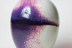 Cliff Lee - Cliff Lee rare Teardrop blue glazed porcelain lava