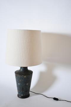 Cloisonn bronze baluster lamp XIXth c  - 4695713