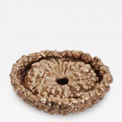 Clotilde Ancarani BUBBLE Bronze Ashtray with golden patina - 3721028