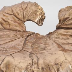 Clotilde Ancarani FOLLIA Bronze stool with golden patina - 3720147