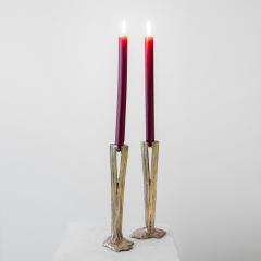 Clotilde Ancarani TWO LIMBS Bronze candlesticks - 2598294