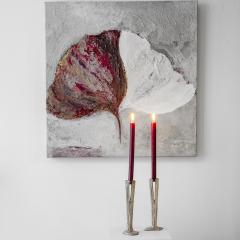 Clotilde Ancarani TWO LIMBS Bronze candlesticks - 2598296