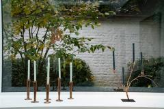 Clotilde Ancarani TWO LIMBS Bronze candlesticks - 2598298