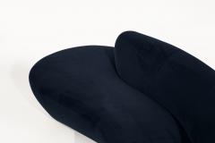 Cloud Sofa by Vladimir Kagan for Directional in Navy Blue Alpaca Velvet - 3319649