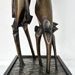 Clyde Ball Clyde Ball Monumental 63 Brutalist Bronze Sculpture - 2990801