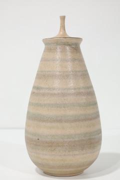 Clyde Burt Clyde Burt Ceramic Vase with Lid - 3205186