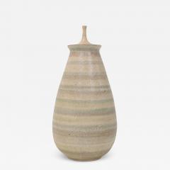 Clyde Burt Clyde Burt Ceramic Vase with Lid - 3205706