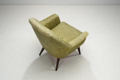 Cocktail Chairs with Dark Glazed Cherry Wood Legs Europe 1950s - 3168494