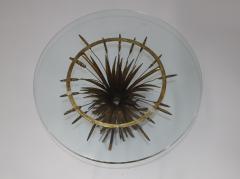 Coco Chanel 1960s Coco Chanel Style Sheaf of Wheat Gilt Side Table - 3329104