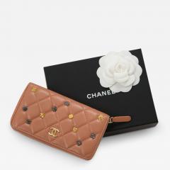 Coco Chanel Chanel Quilted Blush Pink Lamskin Wallet - 3601535