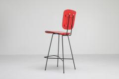 Coen de Vries Dutch modernist stool by Coen De Vries 1950s - 1213361