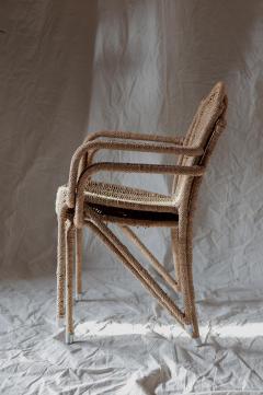 Coffee Table and Seating Set in Rope 1970s - 4645269