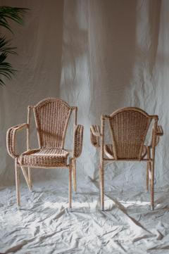 Coffee Table and Seating Set in Rope 1970s - 4645272