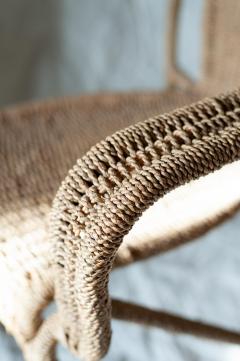 Coffee Table and Seating Set in Rope 1970s - 4645274