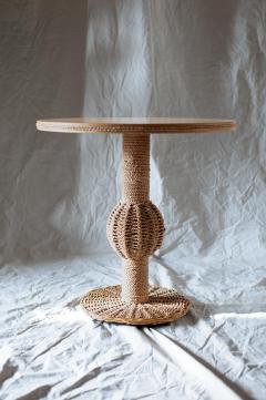 Coffee Table and Seating Set in Rope 1970s - 4645277