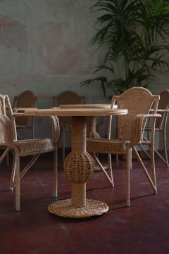 Coffee Table and Seating Set in Rope 1970s - 4645285