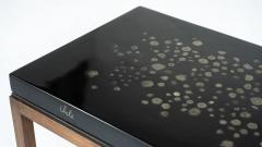 Coffee Table by Ado Chale Resin and Marcassite Belgium 1960s - 4618577