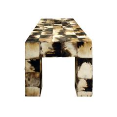 Coffee Table in Tessellated Horn 1970s - 706657