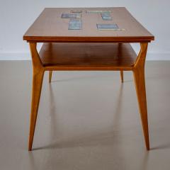 Coffee Table with Ceramic Inlays Italy Mid 20th Century - 4435271