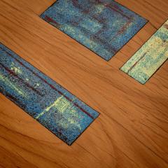 Coffee Table with Ceramic Inlays Italy Mid 20th Century - 4435273