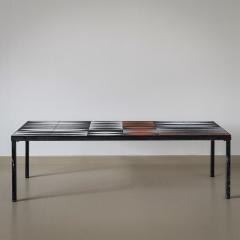 Coffee Table with Ceramic Tiles by Roger Capron 1922 2006 France 1960s - 3795492