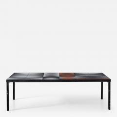 Coffee Table with Ceramic Tiles by Roger Capron 1922 2006 France 1960s - 4379994