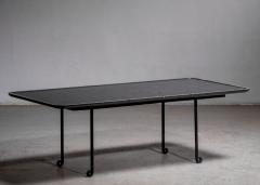 Coffee table with black stone top - 4391741